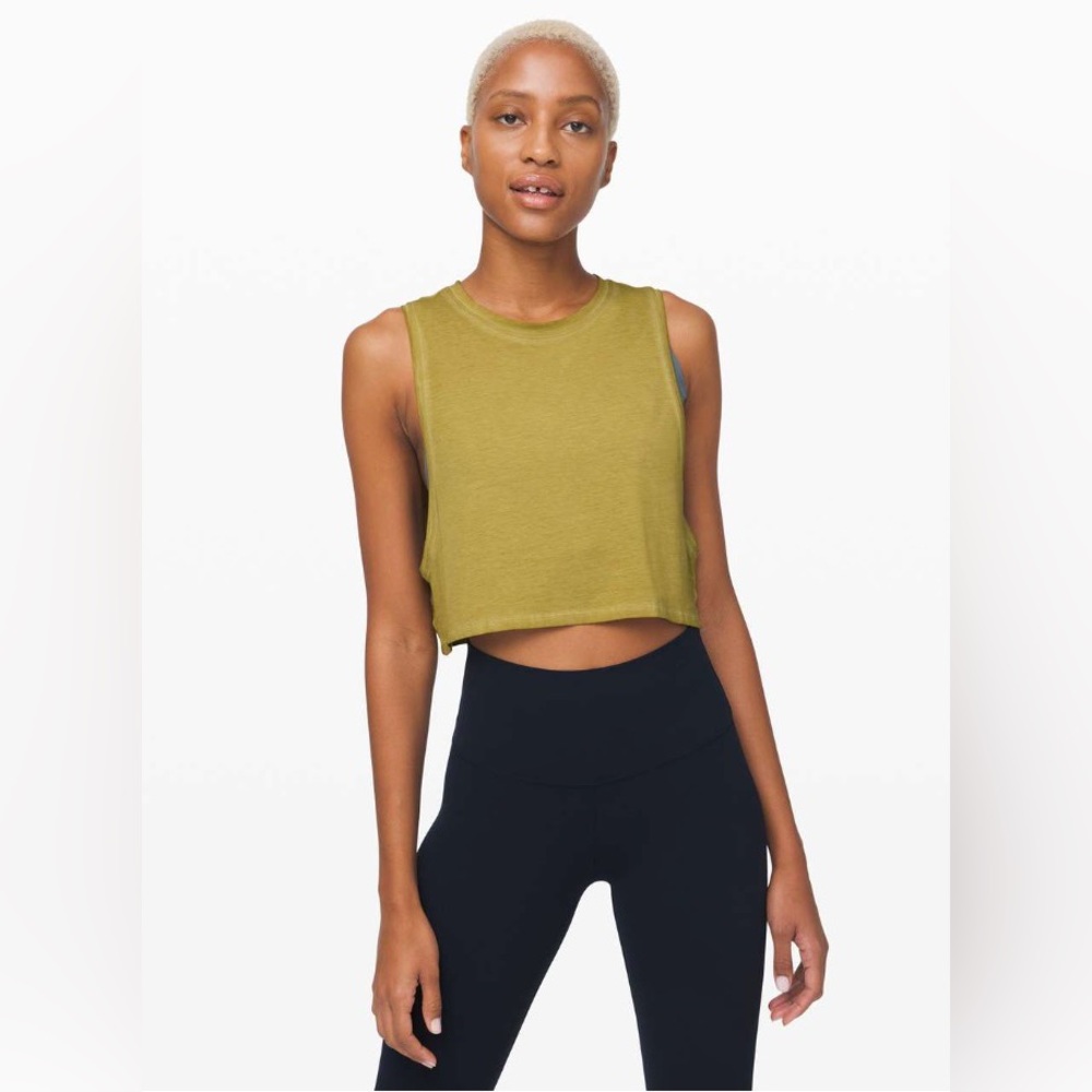 Lululemon muscle love crop tank